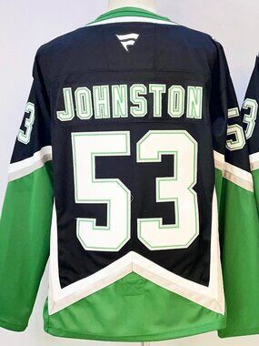 Wyatt Johnston Black Alternate Jersey